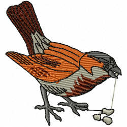 Small Birds Embroidery Design 9 Small Birds Embroidery Design 9